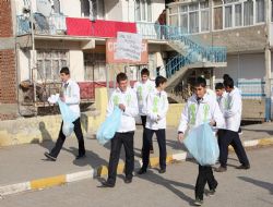 Oltu Lisesi'nde çevre atılımı